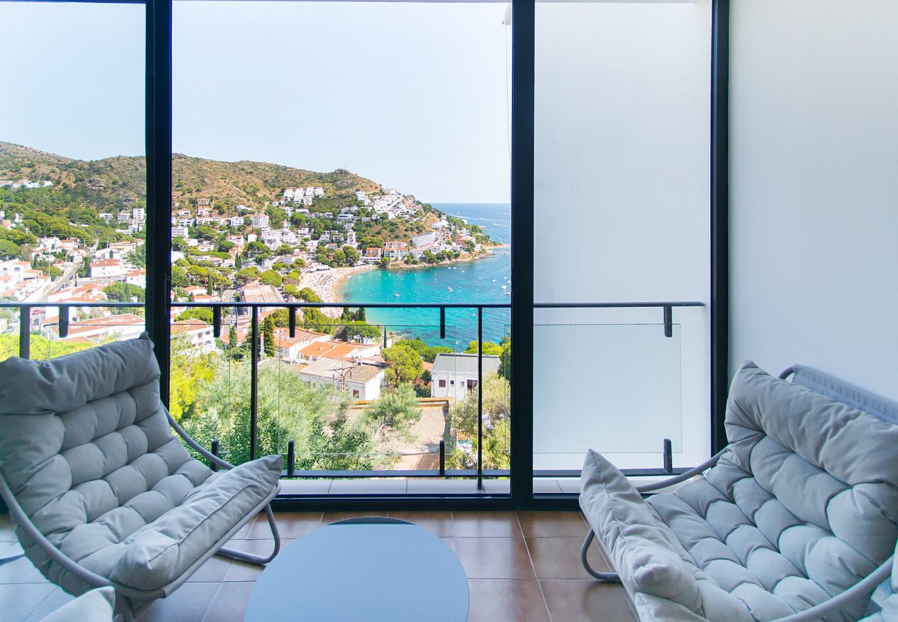 Ferienwohnung in Rosas / Roses - WELCS DUPLEX 279 EMP con vista al mar