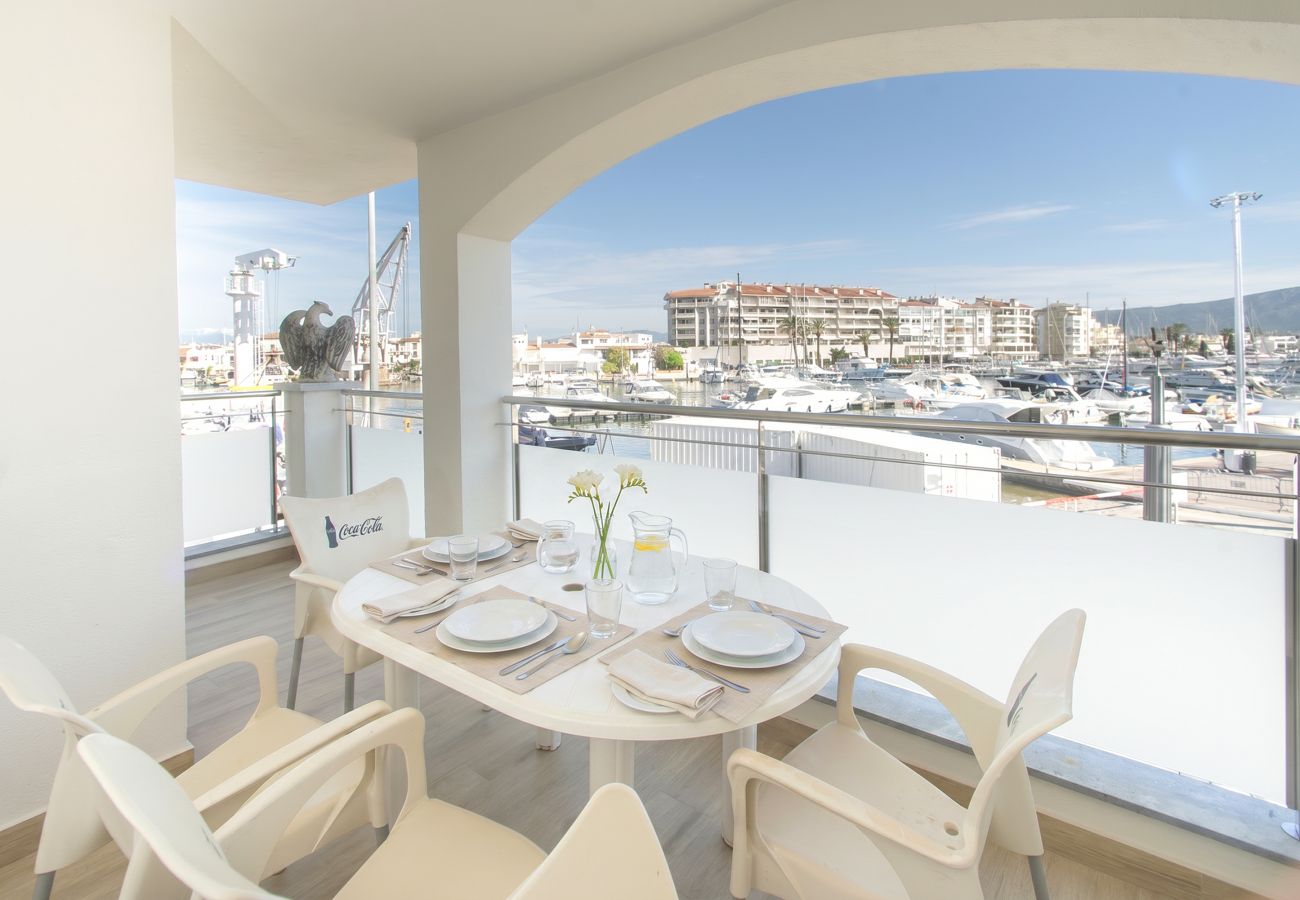Appartement à Empuriabrava - WELCS APARTAMENTO 339 EMP con terraza y vista al c